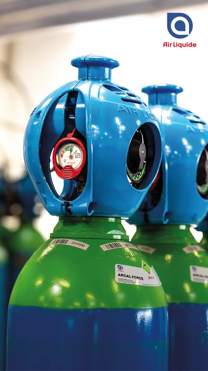 Botellas de gas Air Liquide